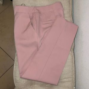 Rose colored slacks